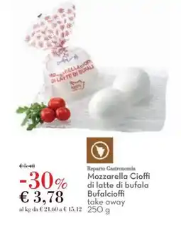 Conad Mozzarella Cioffi di latte di bufala Bufalcioffi offerta