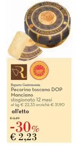 Conad Pecorino toscano DOP Manciano offerta