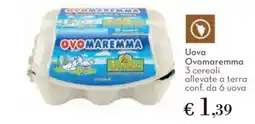 Conad Uova Ovomaremma 3 cereali allevate a terra offerta