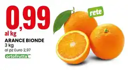 Eurospin Arance bionde offerta