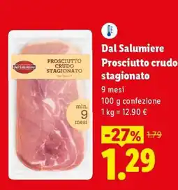 Lidl Dal Salumiere Prosciutto crudo stagionato offerta