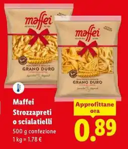 Lidl Maffei Strozzapreti o scialatielli offerta