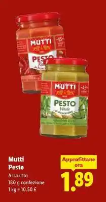 Lidl Mutti Pesto offerta
