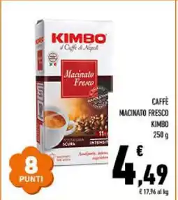Conad KIMBO Macinato fresco offerta