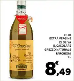 Conad Olio Extra Vergine di Oliva Il Casolare Grezzo Naturale Farchioni 1L offerta