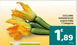 Conad Zucchine Romanesche offerta