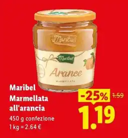 Lidl Maribel Marmellata all'arancia offerta