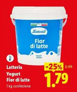 Lidl Latteria Yogurt Fior di latte offerta