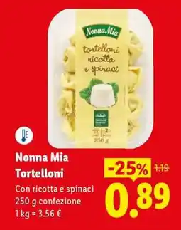 Lidl Nonna Mia Tortelloni offerta