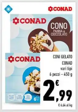 Conad Coni gelato CONAD offerta