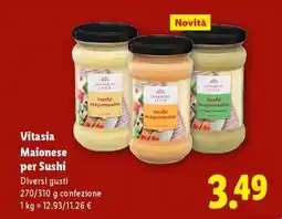 Lidl Vitasia Maionese per Sushi offerta