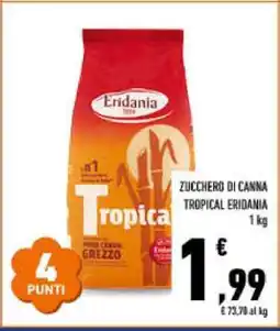 Conad Zucchero di Canna Tropical Eridania offerta