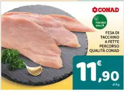 Conad Fesa di tacchino a fette Percorso Qualità Conad offerta