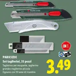 Lidl PARKSIDE Set taglierini, 33 pezzi offerta