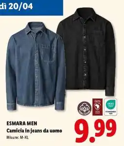 Lidl esmara MEN offerta