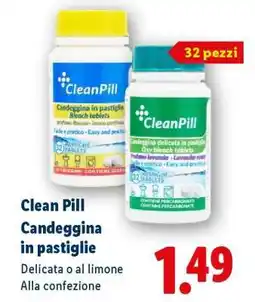 Lidl Clean Pill Candeggina in pastiglie offerta