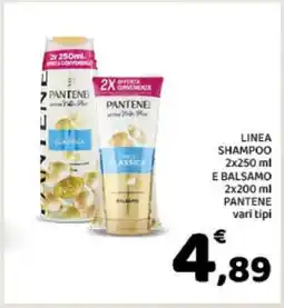Conad LINEA SHAMPOO E BALSAMO PANTENE offerta