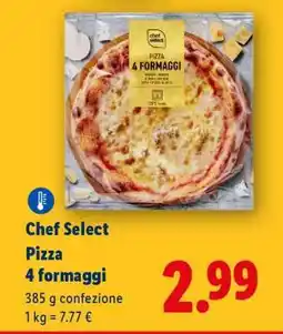 Lidl Chef Select Pizza 4 formaggi offerta
