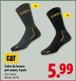 Lidl Calze da lavoro per uomo, 3 paia offerta
