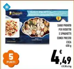Conad Sugo Pronto per Risotto e Spaghetti offerta