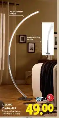 Lidl Livarno Piantana LED offerta