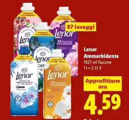 Lidl LENOR AMMORBIDENTE offerta