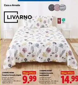 Lidl LIVARNO HOME Completo lenzuola singole offerta