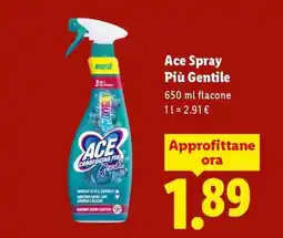 Lidl Ace Spray Più Gentile offerta