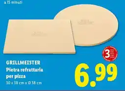 Lidl GRILLMEISTER Pietra refrattaria per pizza offerta