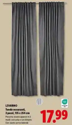 Lidl Livarno Tende oscuranti offerta