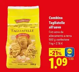 Lidl Combino Tagliatelle all'uovo offerta