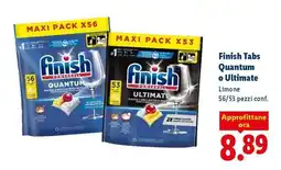 Lidl Finish Tabs Quantum o Ultimate offerta