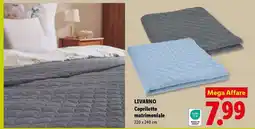 Lidl LIVARNO Copriletto matrimoniale offerta