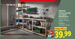 Lidl PARKSIDE Scaffale in metallo con 5 ripiani, 180x120x40 cm offerta