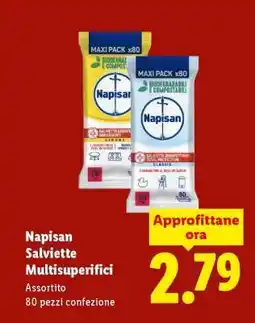 Lidl Napisan Salviette Multisuperfici offerta