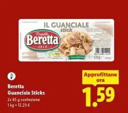 Lidl Beretta Guanciale Sticks offerta