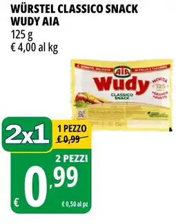 Tigros Würstel classico snack wudy AIA offerta