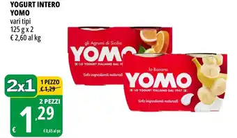 Tigros Yogurt intero YOMO offerta