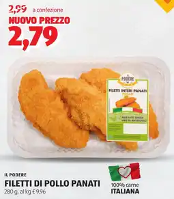 ALDI Il podere filetti interi panati offerta