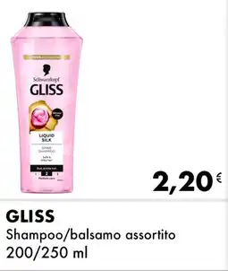 Iper Tosano GLISS Shampoo/balsamo offerta