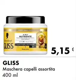 Iper Tosano GLISS Maschera capelli offerta