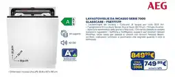Euronics AEG LAVASTOVIGLIE DA INCASSO SERIE 7000 GLASSCARE - FSE77717P offerta