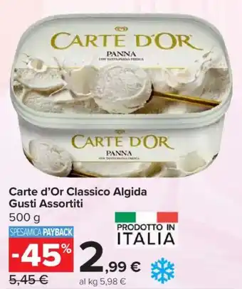 Carte d'Or Classico Algida