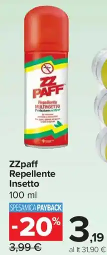 Carrefour Express ZZpaff Repellente Insetto offerta
