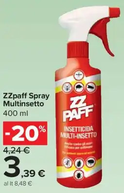 Carrefour Express ZZpaff Spray Multinsetto offerta