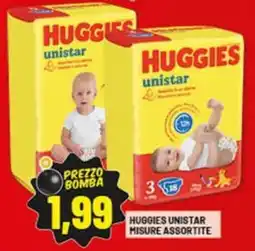 Risparmio Casa Huggies unistar misure assortite offerta