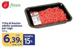 Sigma Trita di bovino adulto scottona per ragù offerta