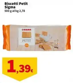 Sigma Biscotti Petit Sigma offerta