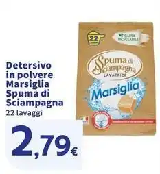 Sigma Detersivo in polvere Marsiglia Spuma di Sciampagna offerta