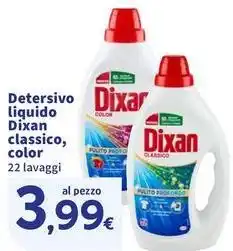 Sigma Detersivo liquido Dixan classico, color offerta